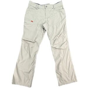 BRUNT The Costello Ripstop Pant Mens 38x32 Khaki Tan Work Utility Cargo Pockets